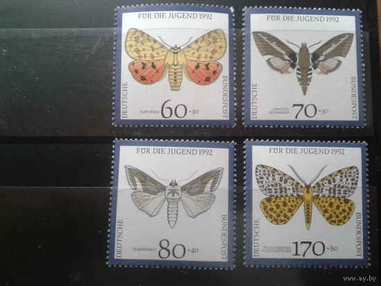 Германия 1992 Бабочки Михель-9,2 евро
