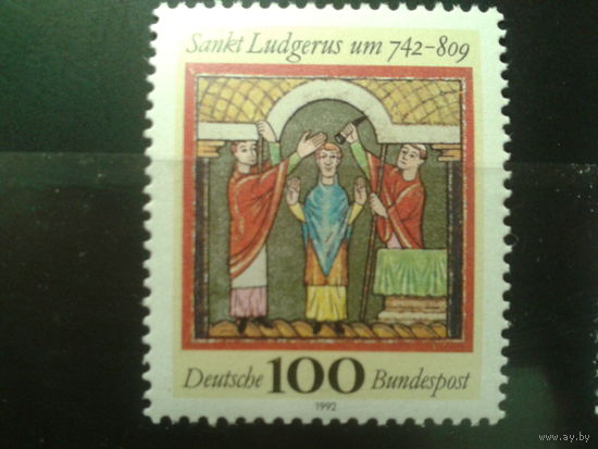 Германия 1992 миниатюра 11 века** Михель-1,8 евро