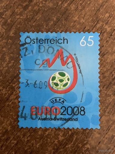Австрия 2008. Европейский футбольный чемпионат. Марка из серии