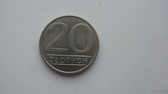 Польша 20 злотых 1986 г.