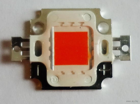 Светодиодная матрица 10 Вт. Красный цвет 620-630 nm.
