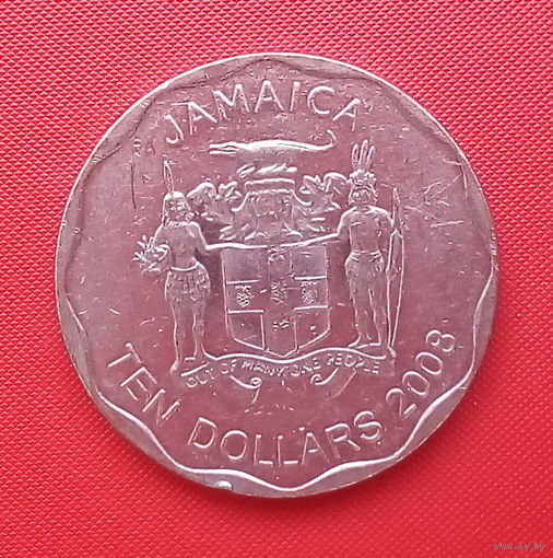 64-28 Ямайка, 10 долларов 2008 г.