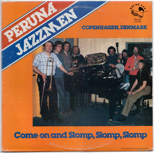 LP Peruna Jazzmen 'Come On and Stomp, Stomp, Stomp' (блакітны вініл)