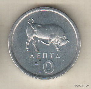 Греция 10 лепта 1976