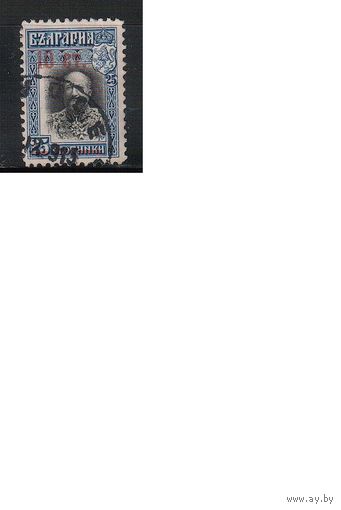 Болгария(Царство)-1915, (Мих.100),  гаш.  Царь Фердинанд ,Надп.(1)