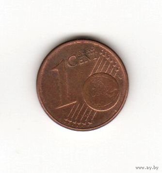 1 евроцент Германия 2007 F Лот 6874