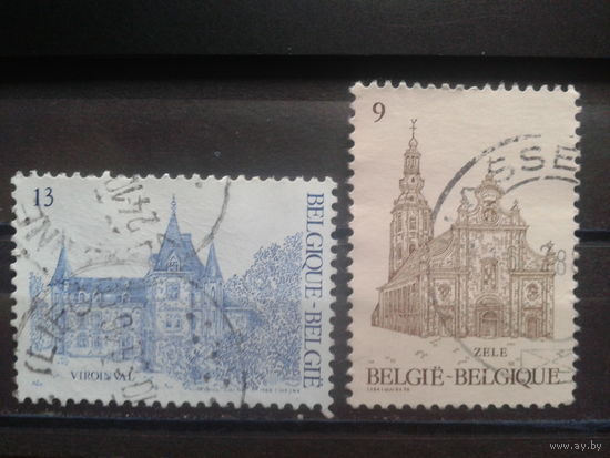 Бельгия 1986 Туризм, архитектура: церковь и замок