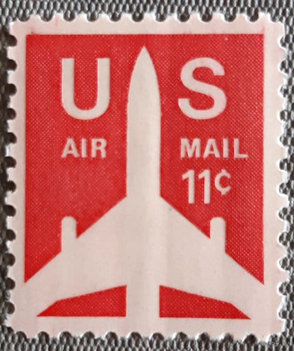 1971  Авиапочта -  силуэт   Jet - США