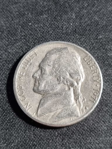 США 5 центов 1971  D