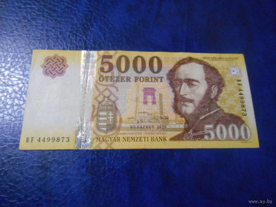Венгрия 5000 форинтов 2020 г