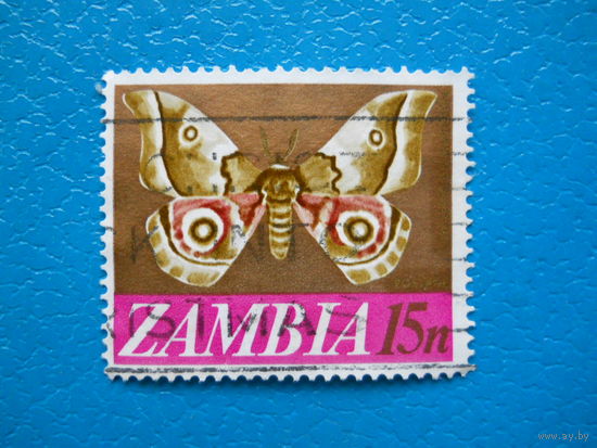 Замбия 1968 г. Мi-45. Бабочка.