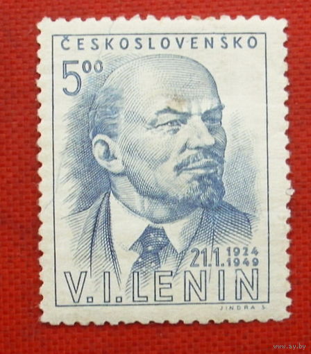 Чехословакия. Ленин. ( 1 марка ) 1949 года. 10-12.