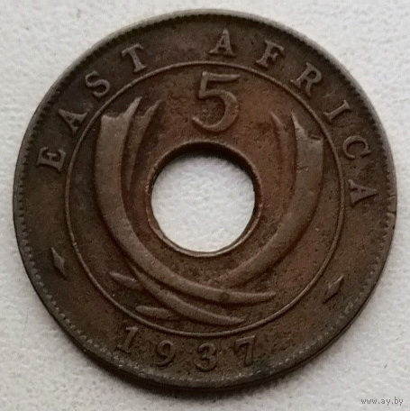 Британская Восточная Африка 5 цент 1937