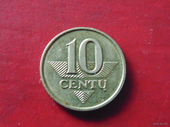 Литва 10 центов 1997 г.