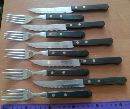 Набор: 5 ножей и 5 вилок, привезены из Германии. Распродажа коллекции!