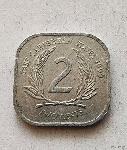 Восточные Карибы 2 цента, 1999
