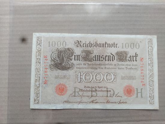 1000 марок Германия 1910г.
