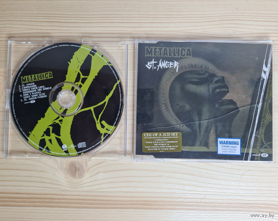 Metallica - St. Anger (CD, Australia, 2003, лицензия) CD2 of a 2CD Set