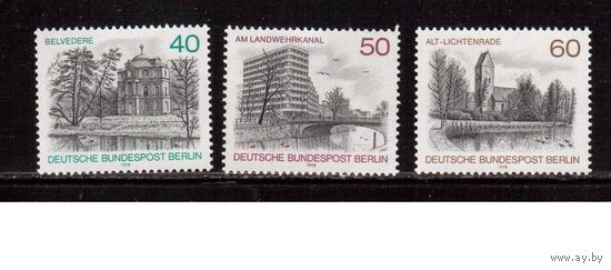 Германия(Берлин)-1978,(Мих.578-580)  ** , Виды Берлина