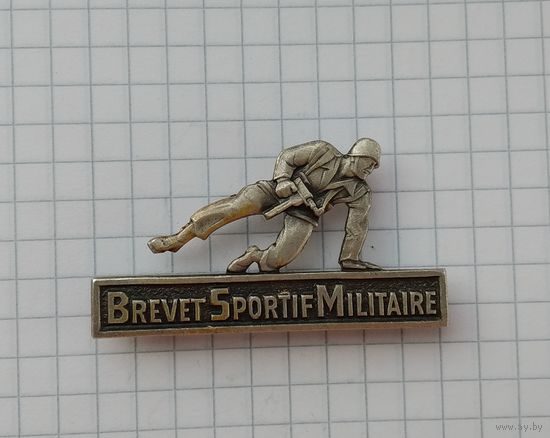 Франция. Квалификационный знак "Воин-спортсмен" (2 степени, серебро) (G1469)