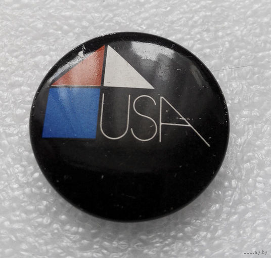 Архитектура США. Значок с Выставки 1978 г. #0359 U-P09