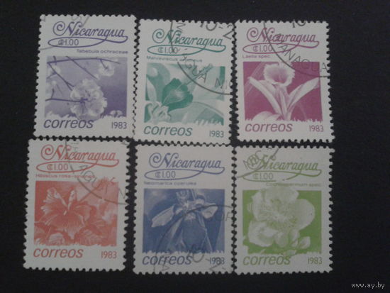 Никарагуа 1983 стандарт цветы