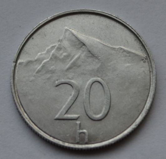 Словакия, 20 геллеров 1996 г.
