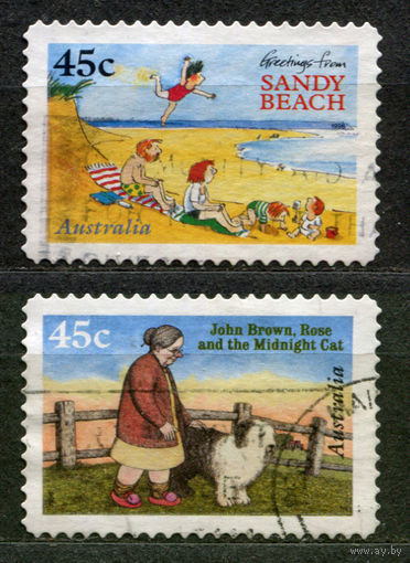 Иллюстрации из детских книг. Австралия. 1996. Серия 2 марки