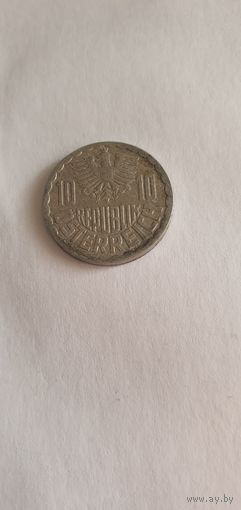 Австрия 10 грошен 1987