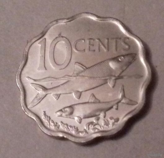 10 центов, Багамские острова (Багамы) 2007 г., AU