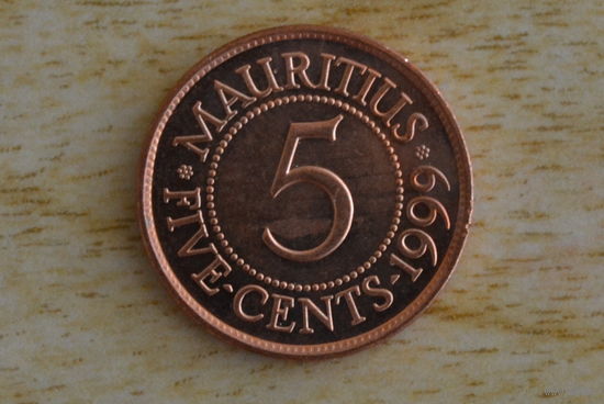 Маврикий 5 центов 1999