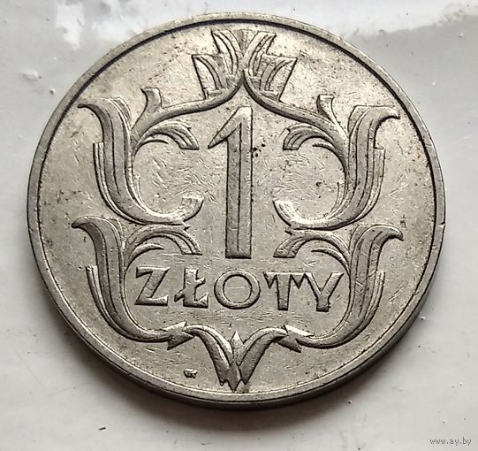 Польша 1 злотый, 1929  2-3-1