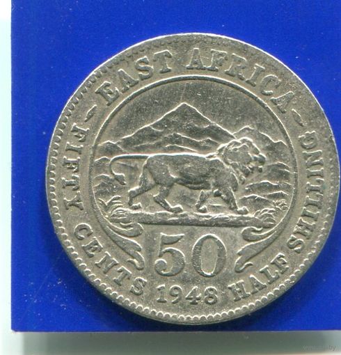 Британская Восточная Африка 50 центов 1948