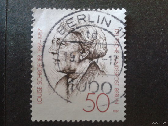 Берлин 1987 зам. мэра Берлина Михель-1,4 евро гаш.
