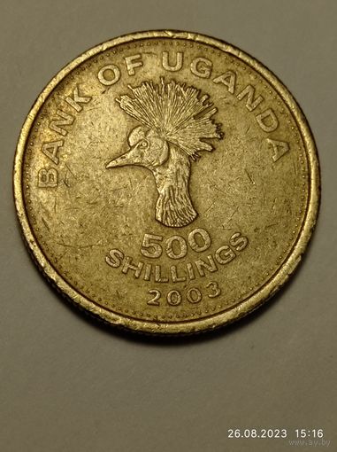 Уганда 500 шиллингов 2003 года .