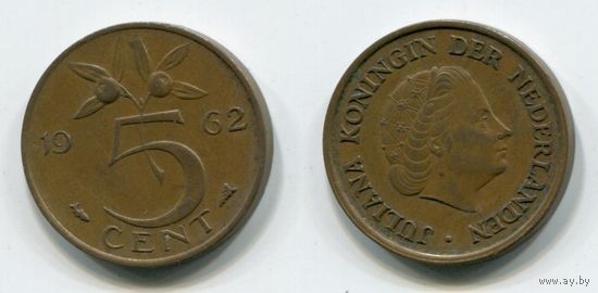 Нидерланды. 5 центов (1962)