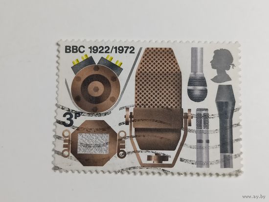 Великобритания 1972. 50 лет Британской радиовещательной корпорации