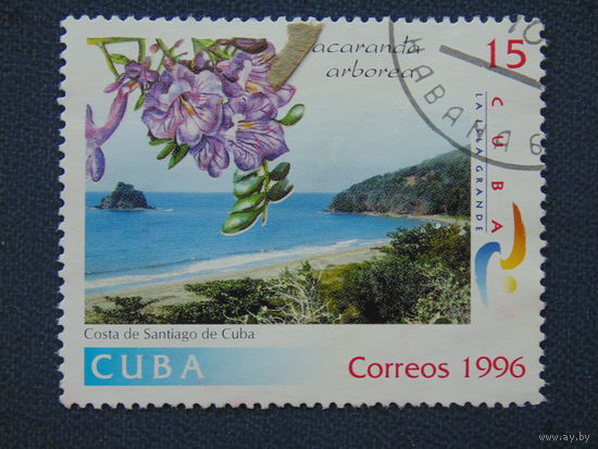 Куба 1996 г. Цветы.