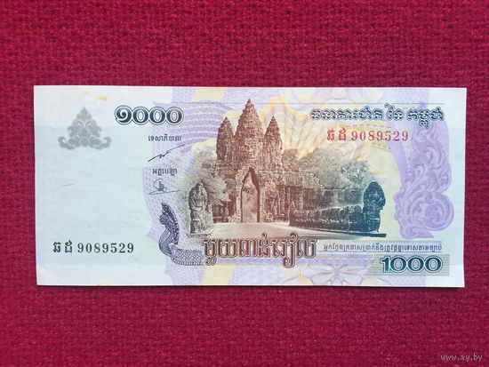 Камбоджа 1000 риелей 2007 г.