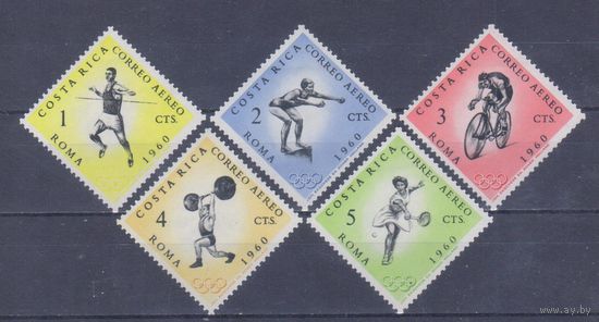 [1041] Коста-Рика 1960. Спорт.Олимпийские игры. MH