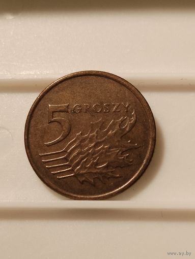 5 грошей 2007 г. Польша