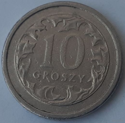 Польша 10 грошей, 2008 (4-10-9)