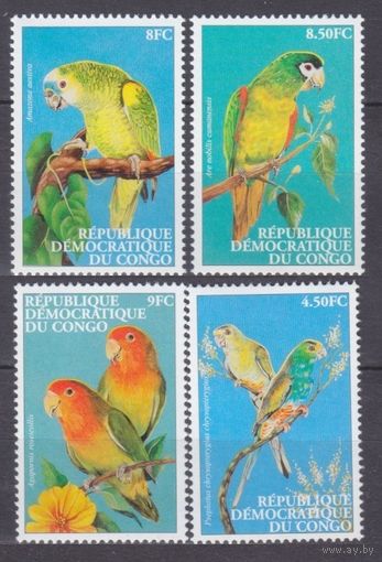 2000 Конго Киншаса 1500-1503 Птицы - Попугай 11,00 евро