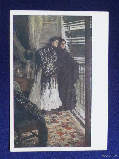 Коровин К. А. У балкона. Испанки Леонора и Ампара (1), 1977.