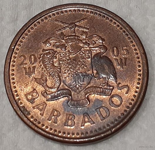 Барбадос 1 цент, 2005 (7-2-13)