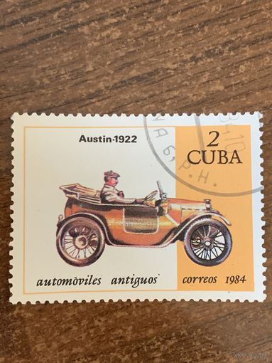 Куба 1984. Автомобили. Austin 1922. Марка из серии