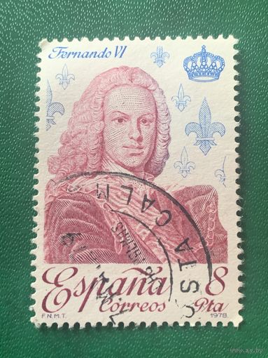 Испания 1978. Монарх Fernando VI