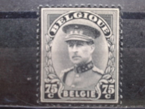 Бельгия 1934 Король Альберт 1 Траурная марка**