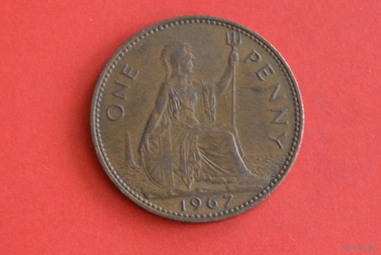 Великобритания 1 пенни 1967