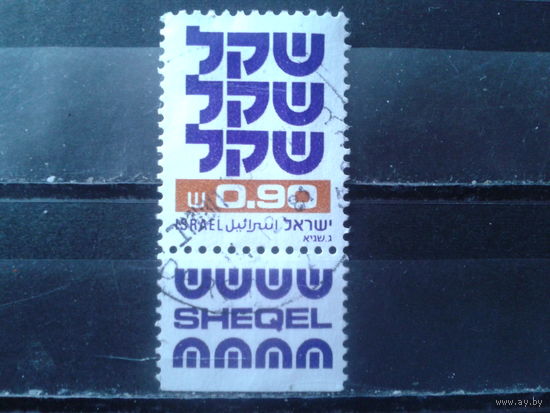 Израиль 1981 Стандарт, новый шекель с купоном Михель-1,5 евро гаш